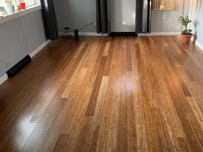 Dark hardwood flooring — Cedar Rapids, IA Dark hardwood floor installation in Cedar Rapids home
